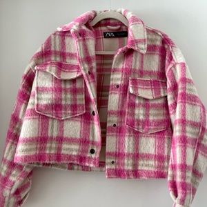 Zara Crop Oversized Jacket